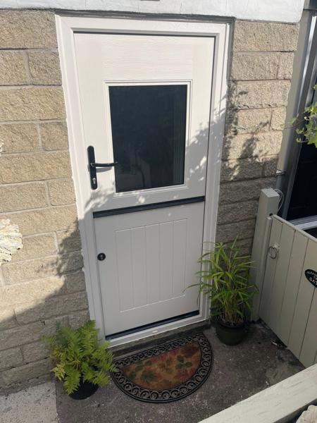 White stable door
