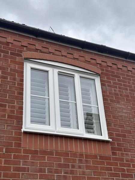 White uPVC window fitted by Bleaklow Windows